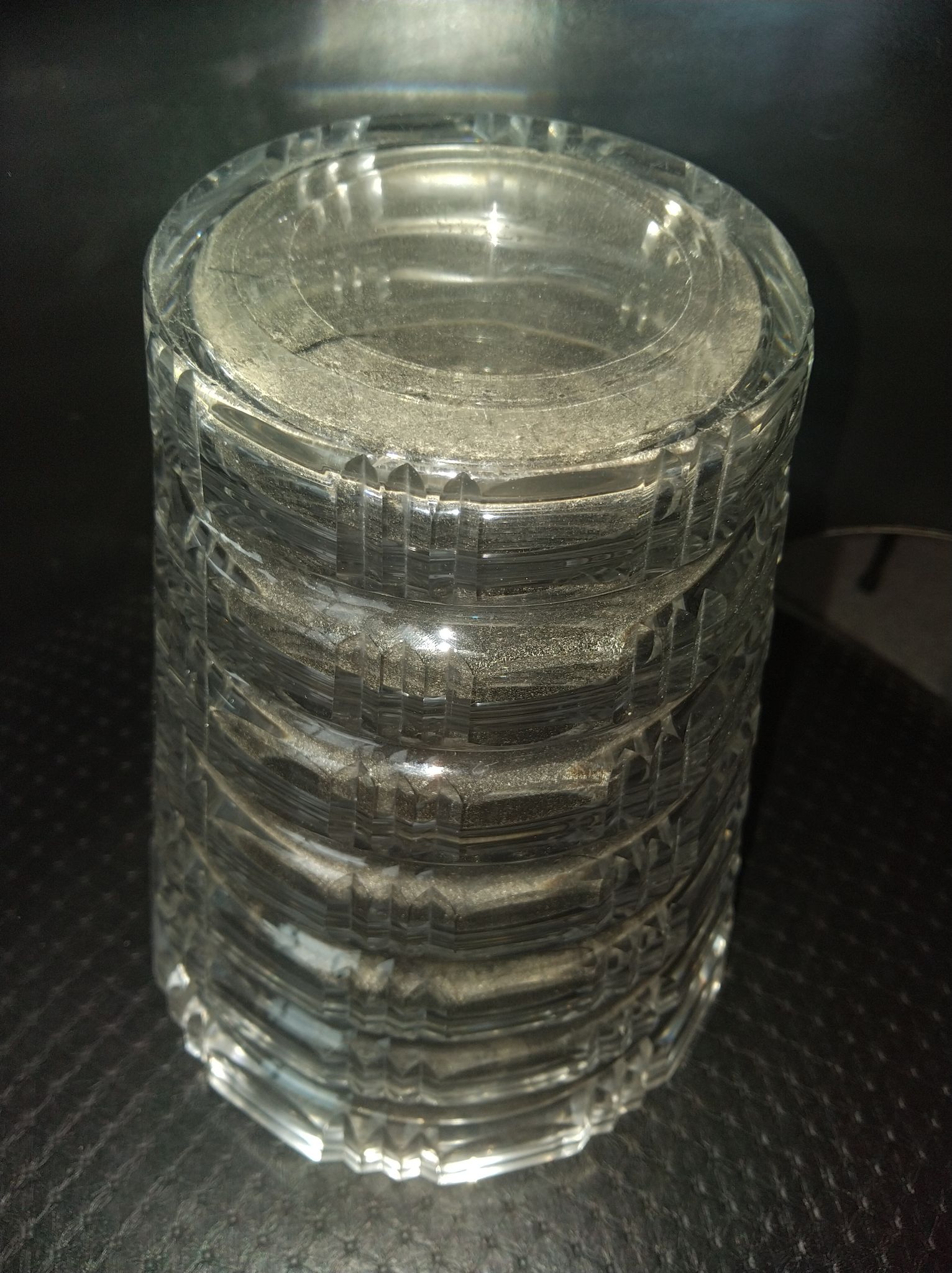 Vase cristal Daum Nancy France vers 1950