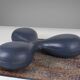 Leather Pouf by Lowie Vermeersch for Durlet, Belgium 1999