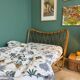 Vintage rattan bed
