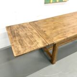 Extendable oak table, 1950s
