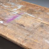 Rustic Primitive Farmhouse Dining Table, France, 19th Century