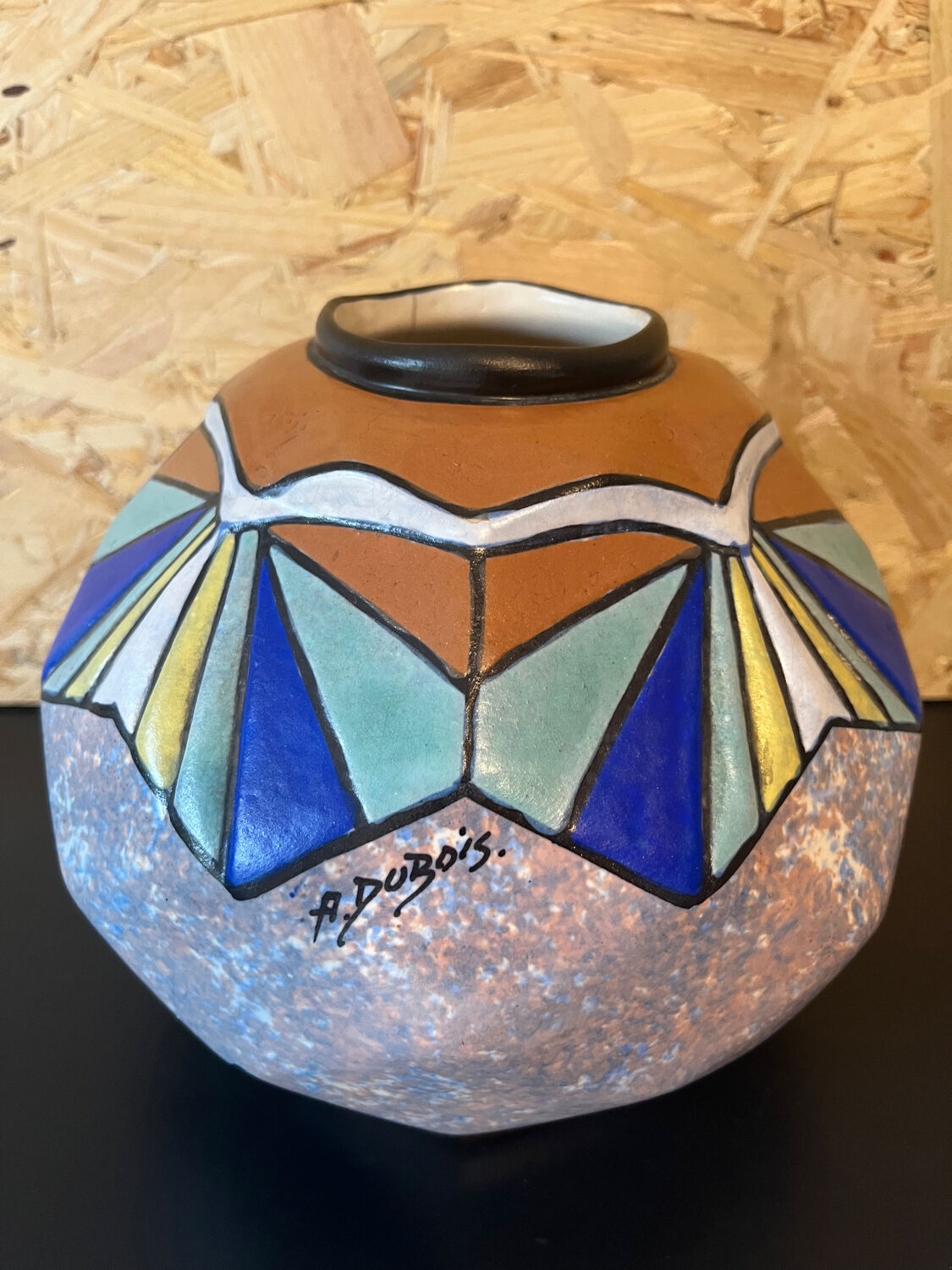 Ceramic vase A Dubois year 30