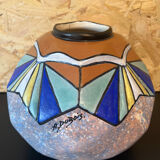 Ceramic vase A Dubois year 30