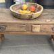 Table basse chêne