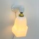 wall lamp old bathroom 1930 1940 opaline and porcelain legrand