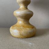 Table lamp in turned wood