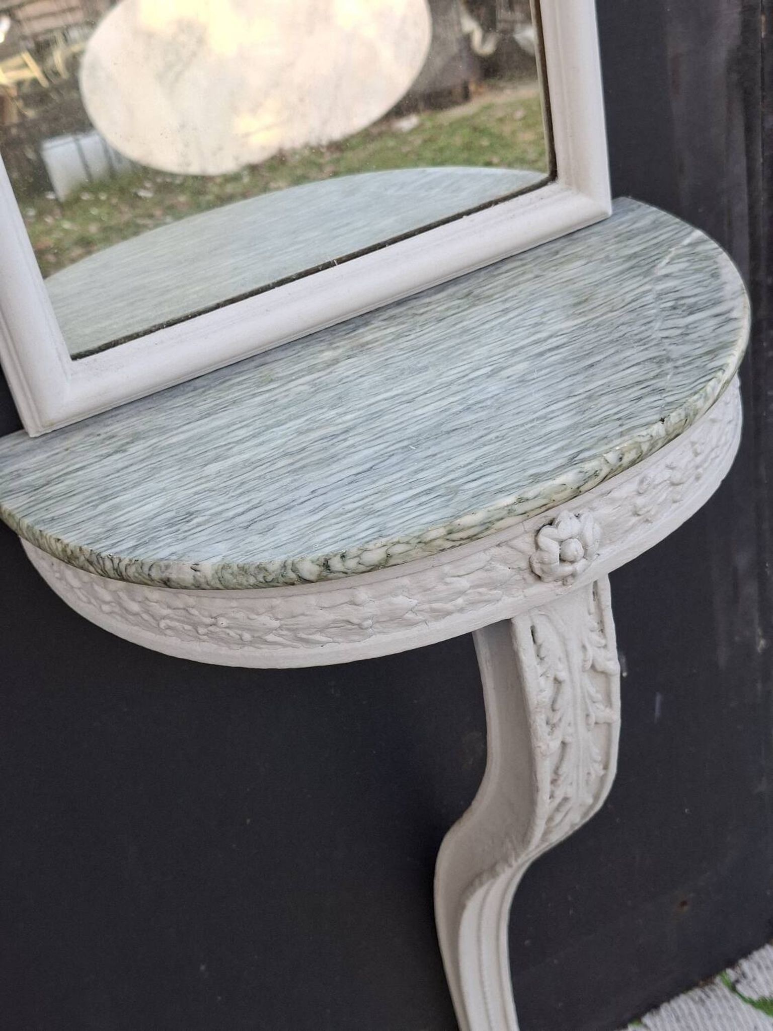 Console and mirror