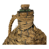 Rush and wicker demijohn