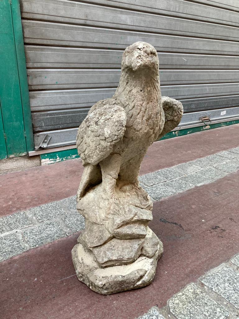 Stone eagle garden decoration XX eme
