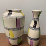 Mid-century vase from bay keramik, set of 2