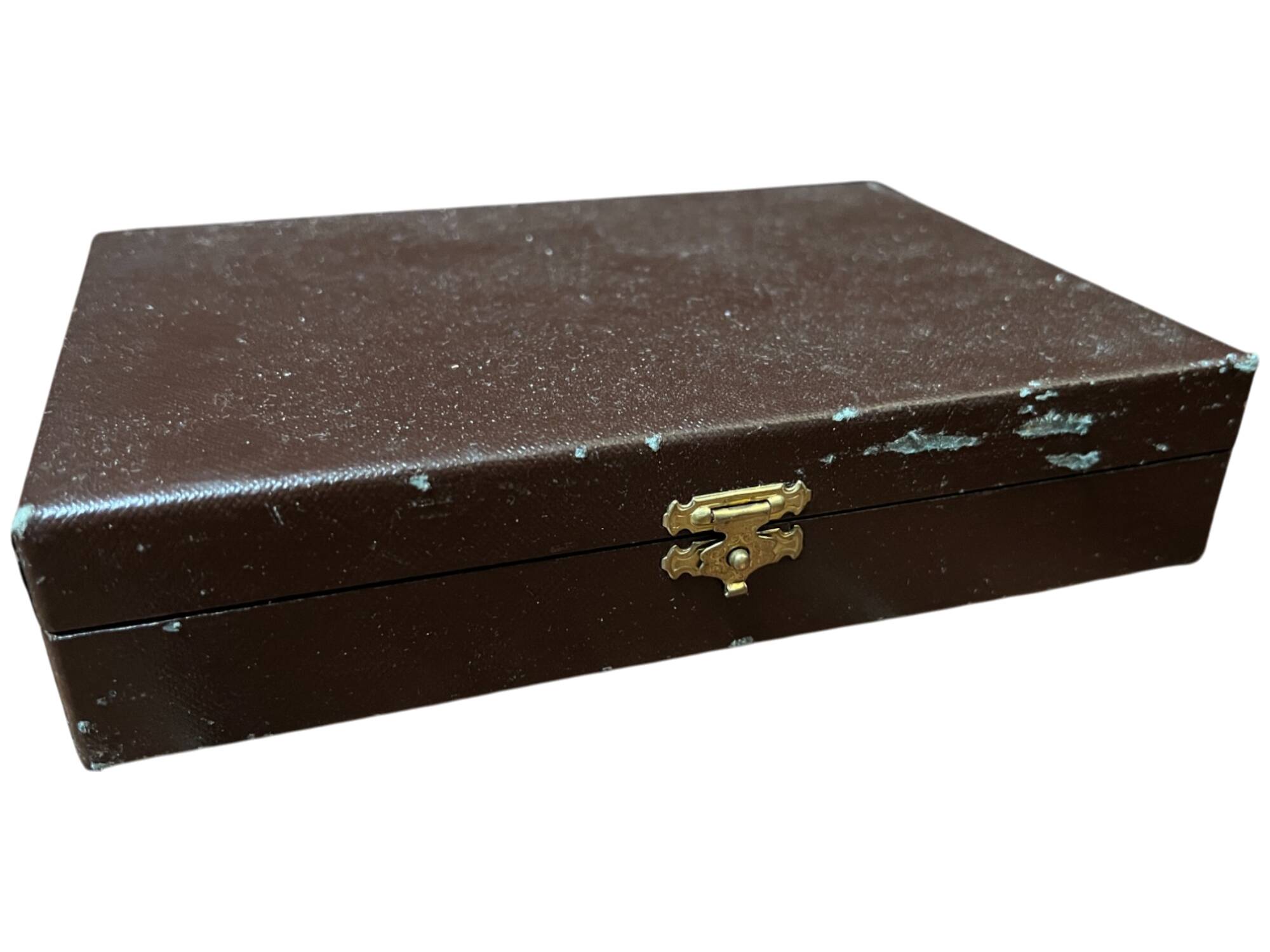 Set of 12 silver-plated metal cake forks from the Nicolet Orléans brand