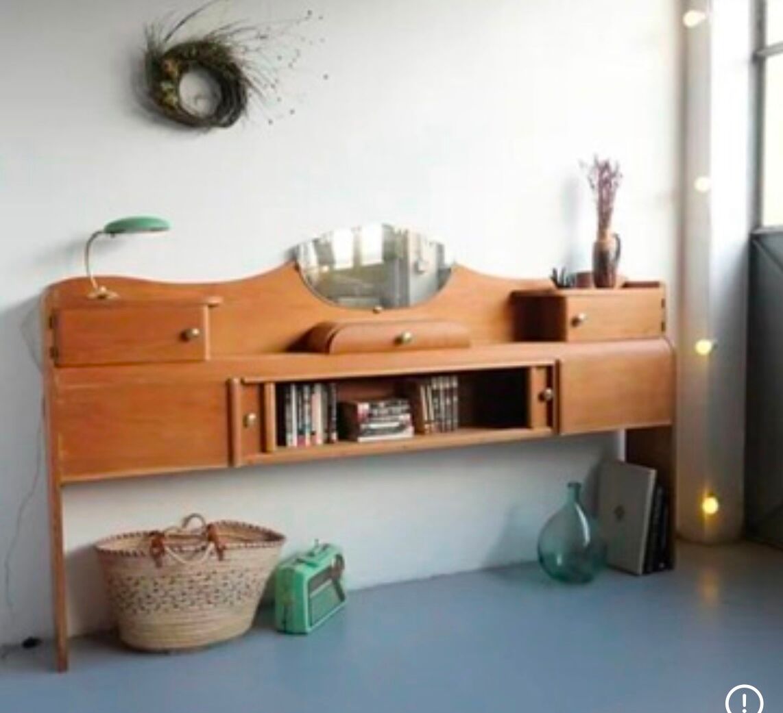 Cosy Art Deco headboard