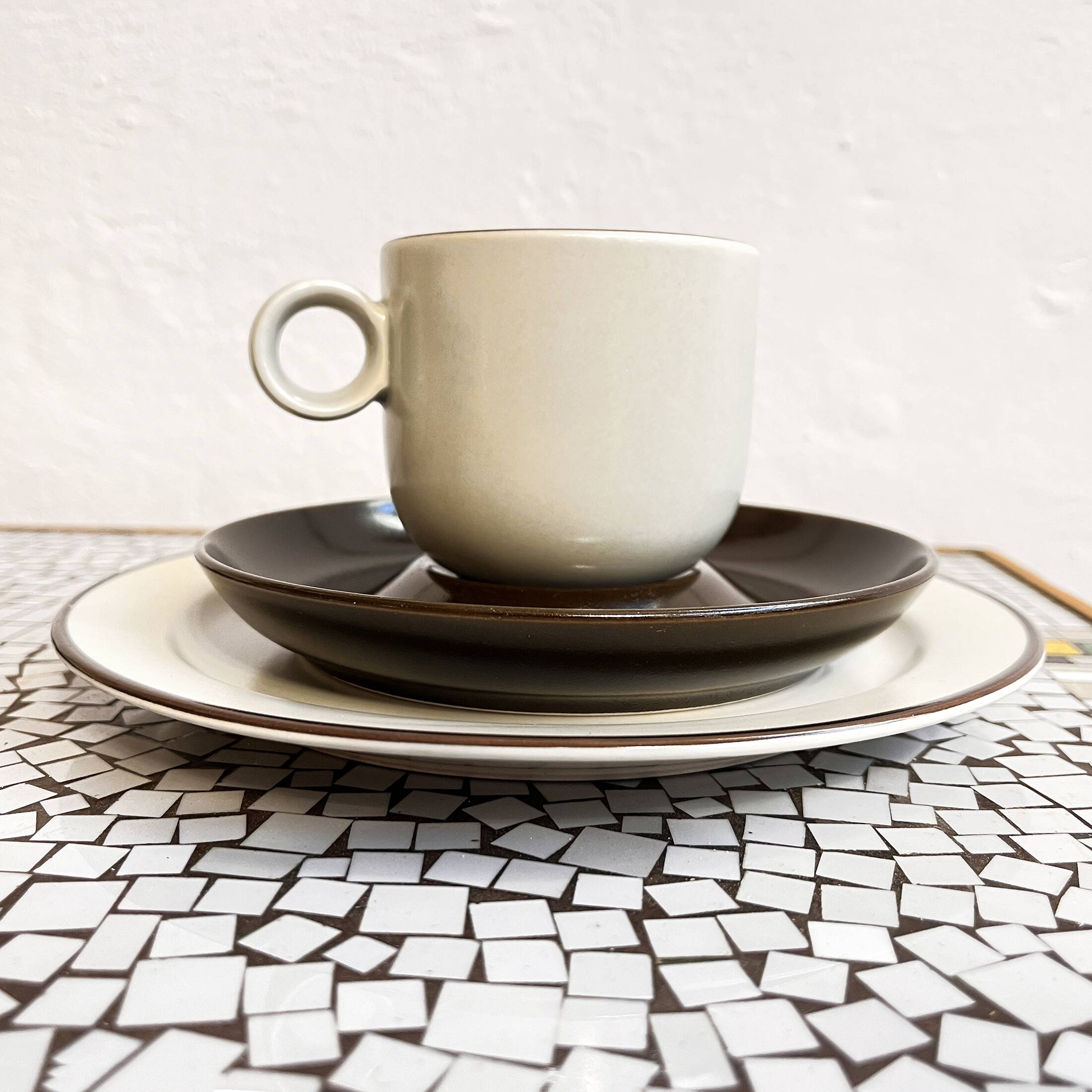 Trio breakfast set designed by W. Karnagel Rosenthal Studio-line, Germany in the 1970s.