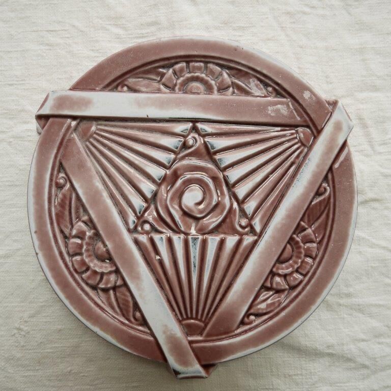 Purple cast iron underside