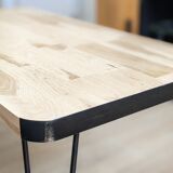 Solid wood design coffee table