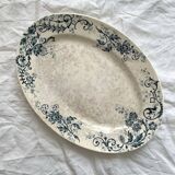 Oval ironstone dish Sévigné, HB & Cie Choisy le Roi