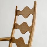 Vintage Danish Sculptural Wooden Armchairs by Henning Kjaernulf, 1950s