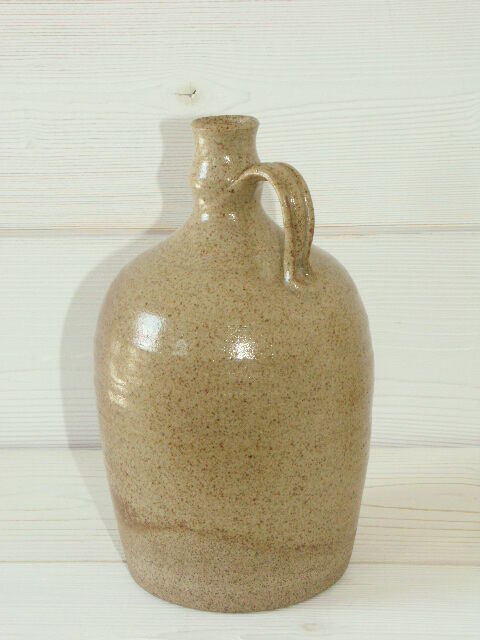Vintage glazed stoneware jug bottle
