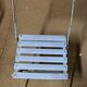 Lot de 6 chaises de jardin fer forgé bleu