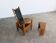 vintage armchair with side table | Wim Mulder | 1980s