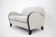 1940s Italian Newly Upholstered Two Seat Sofa