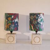 Pair of lamps made of Gard stone, 1970.