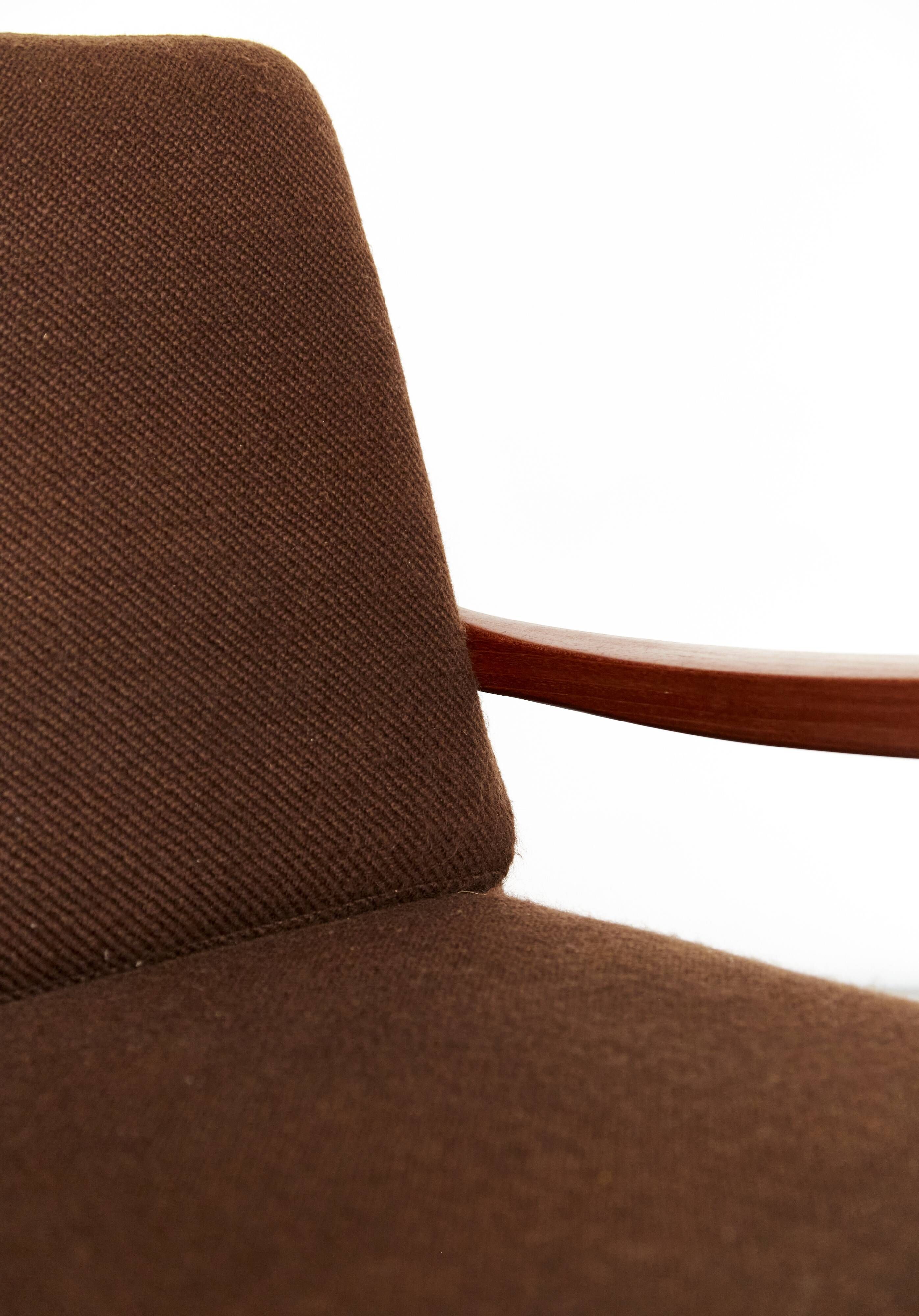 Ole Wanscher Mid-Century Rocking Chair "Senator" for France & Søn