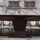 Dining Room Table and Mahogany Chairs by Fratelli Rigamonti, 1950s, Set of 7