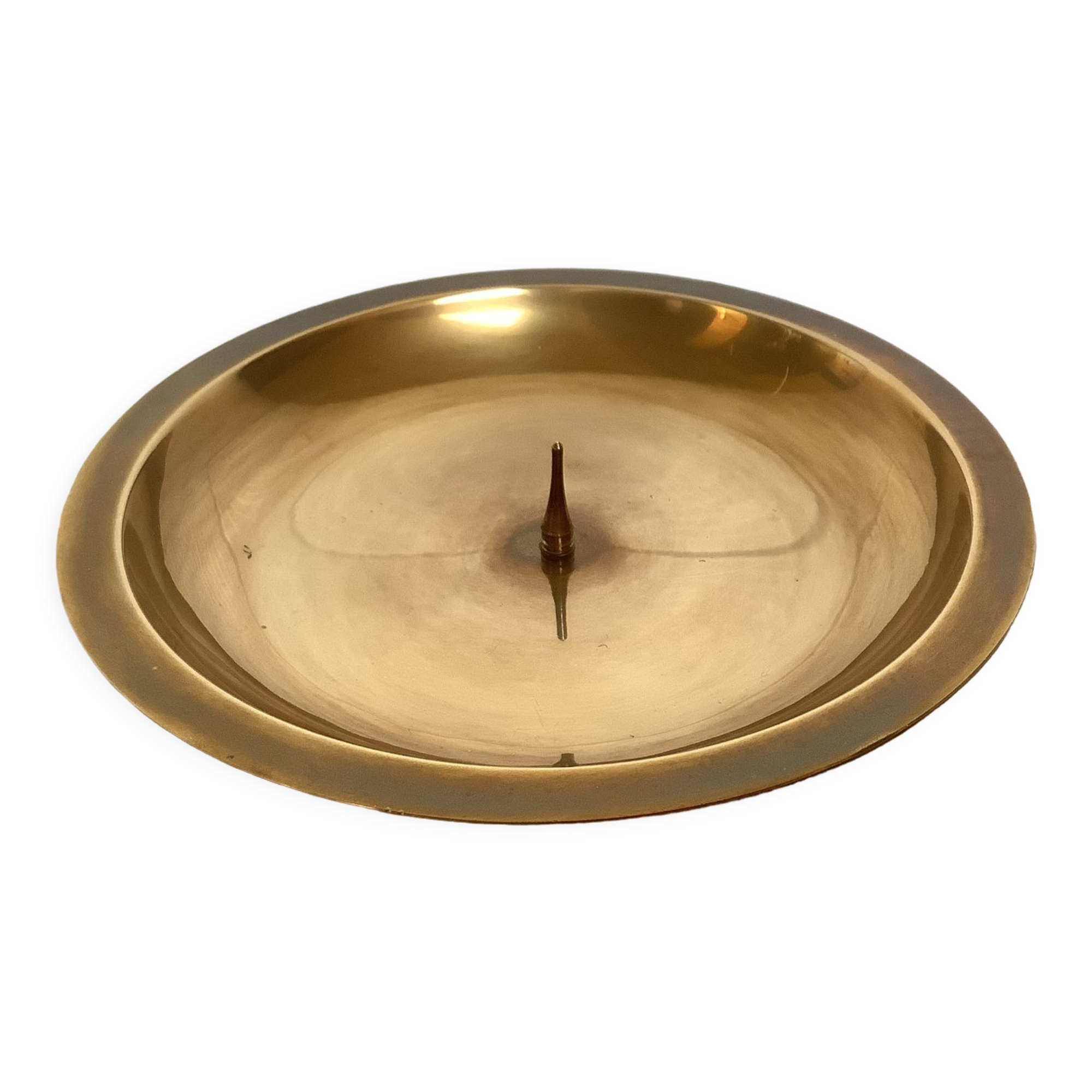 Brass candle pique