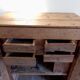 Buffet artisanal en bois massif