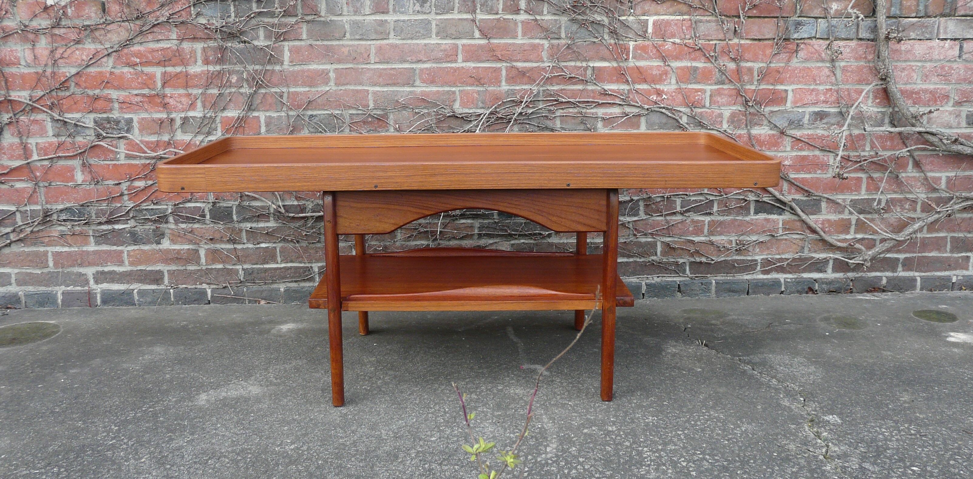 Scandinavian teak coffee table