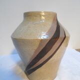 Vase en grès  vernissé