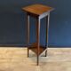 Antique oak plant table