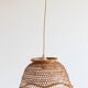 Suspension en osier vintage