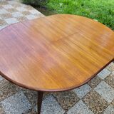 Scandinavian design round table in teak