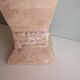 Column, Hollywood Regency style travertine pedestal, 1970s