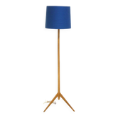 Scandinavian oak floor lamp, Sweden, 1960