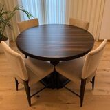 Elegant Extendable Dining Table in Macassar, Italy, 1970s