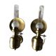 Brass wall lamps