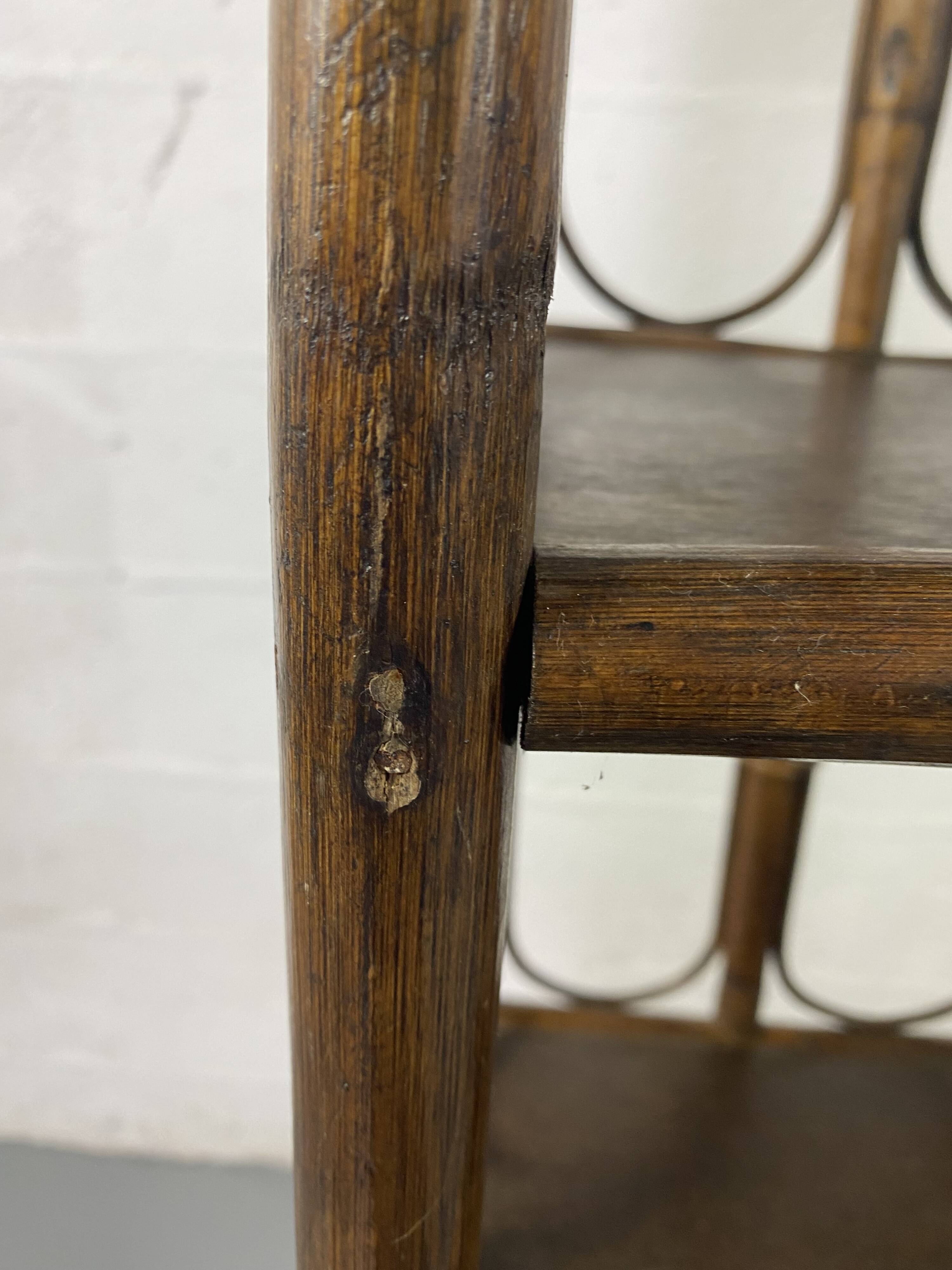 Rattan shelf