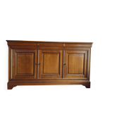 Buffet bas trois portes en merisier massif