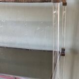 70s shelf in plexiglas and smoked glass