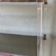 70s shelf in plexiglas and smoked glass