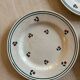 Vintage Gien earthenware dessert plates (4)
