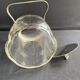 Cut crystal and silver metal cookie bucket – Art Deco
