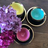 6 cups and saucer for coffee or tea art deco