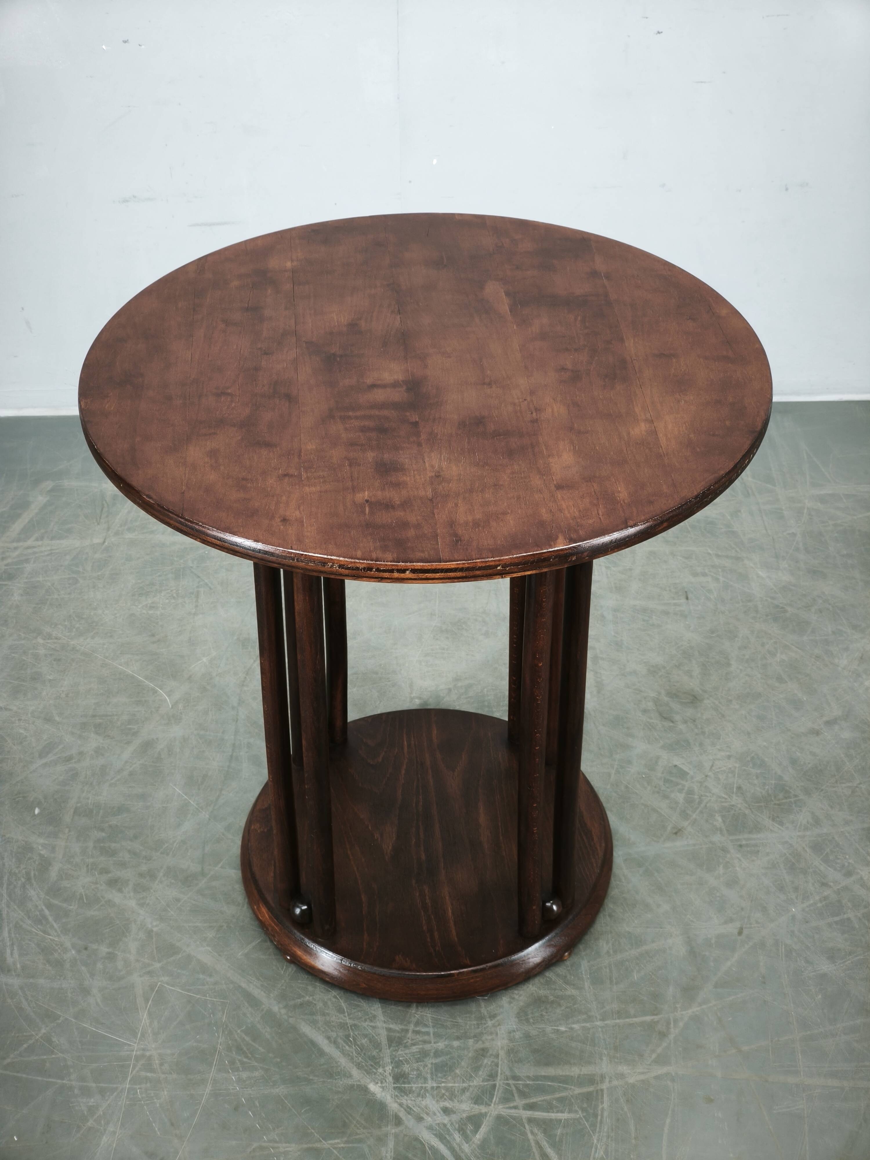 Fledermaus Vienna Secession Bentwood Table, Austria, circa 1900