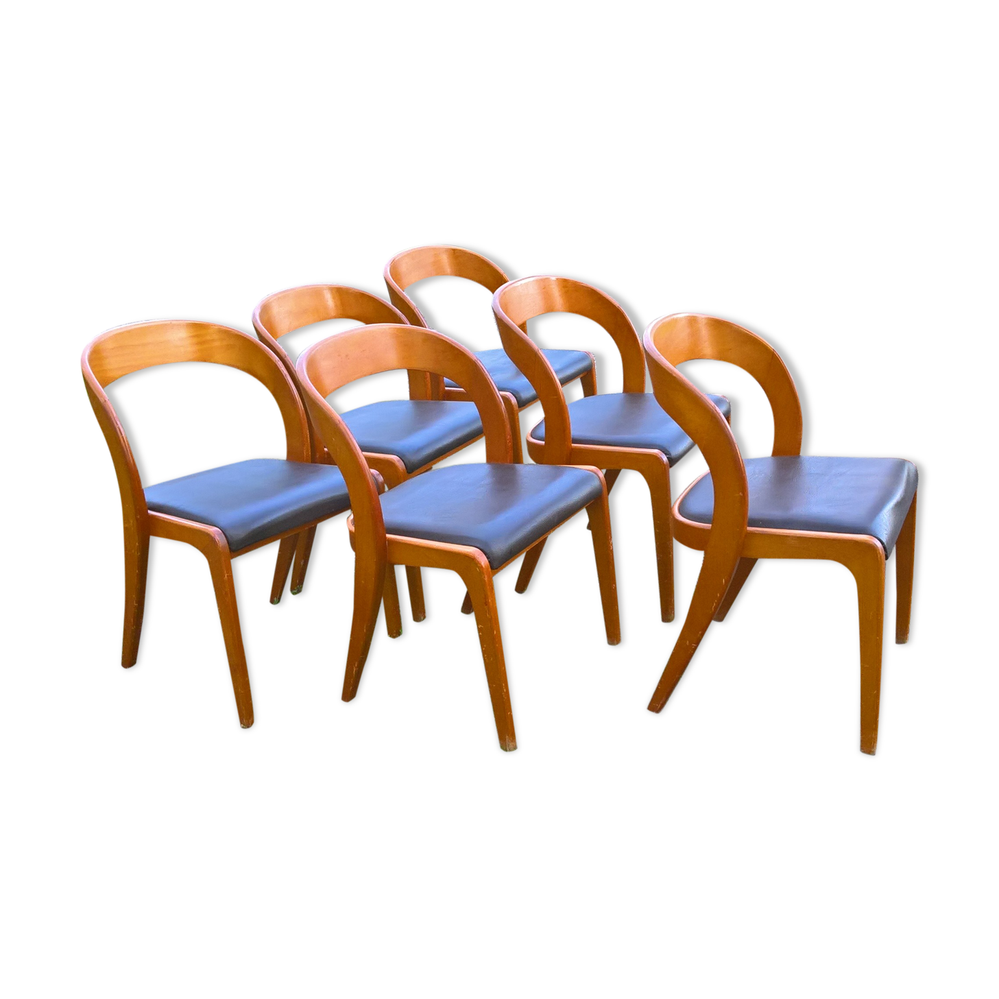 Baumann chairs in leatherette