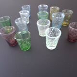 14 biot blown glasses