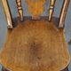 Antique set of 4 wooden dining chairs from the 19th century